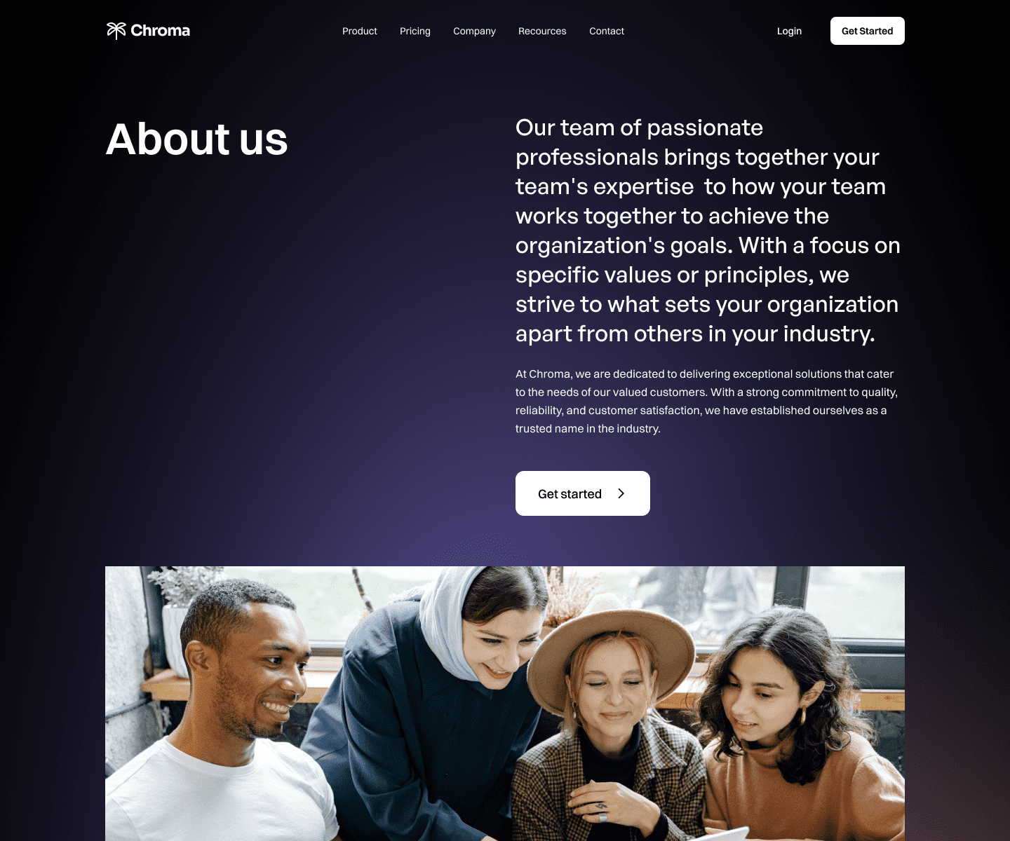 About Us Page Variation 3