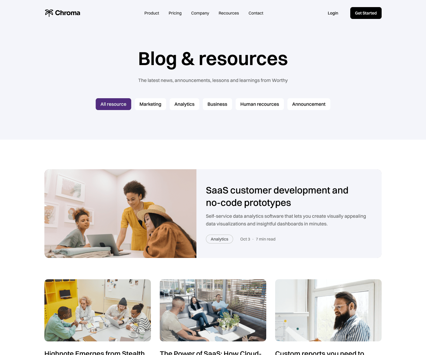 Blog Page