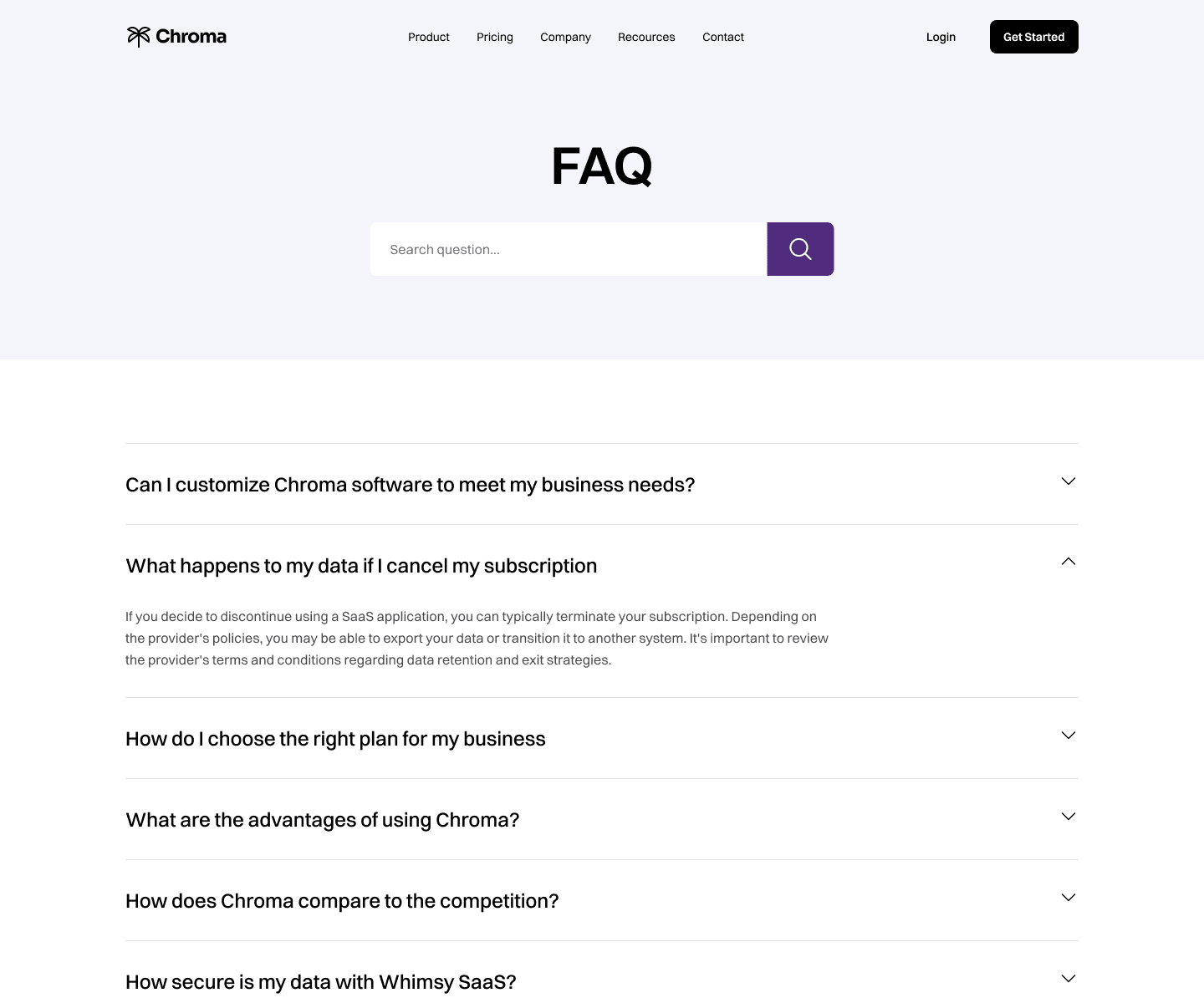 FAQ Page