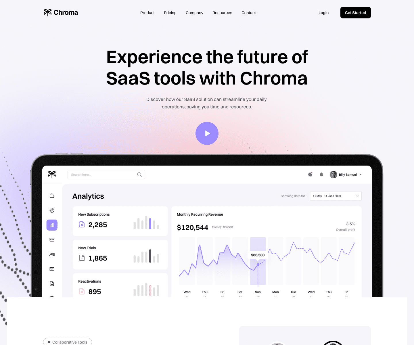 Homepage Variation 5