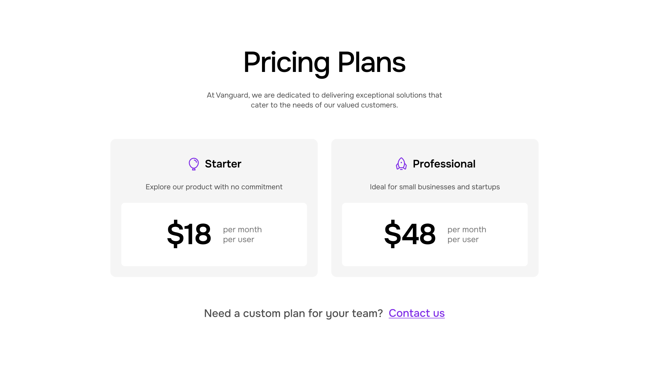 Pricing Variation 1