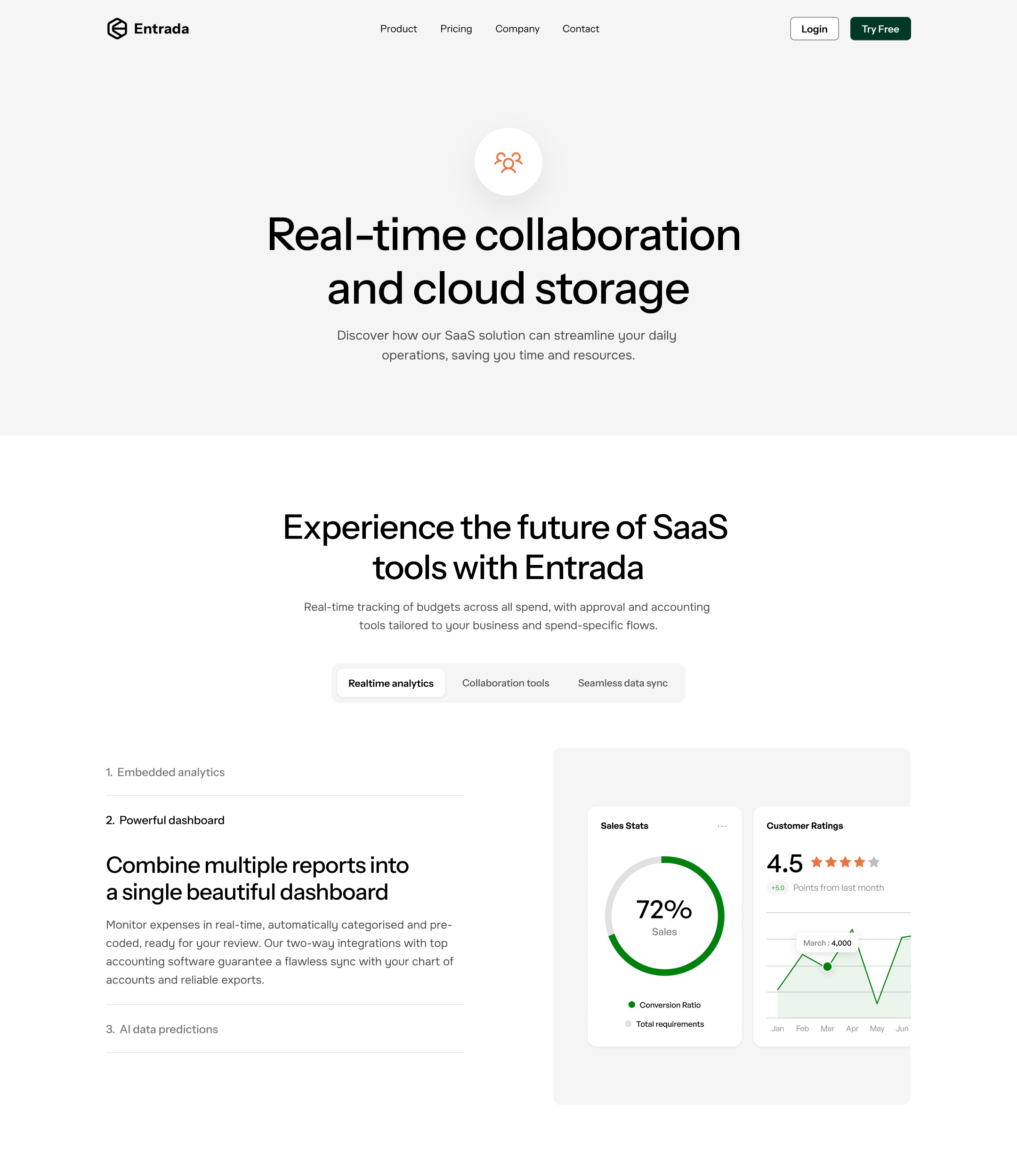 Feature Page Variation 2