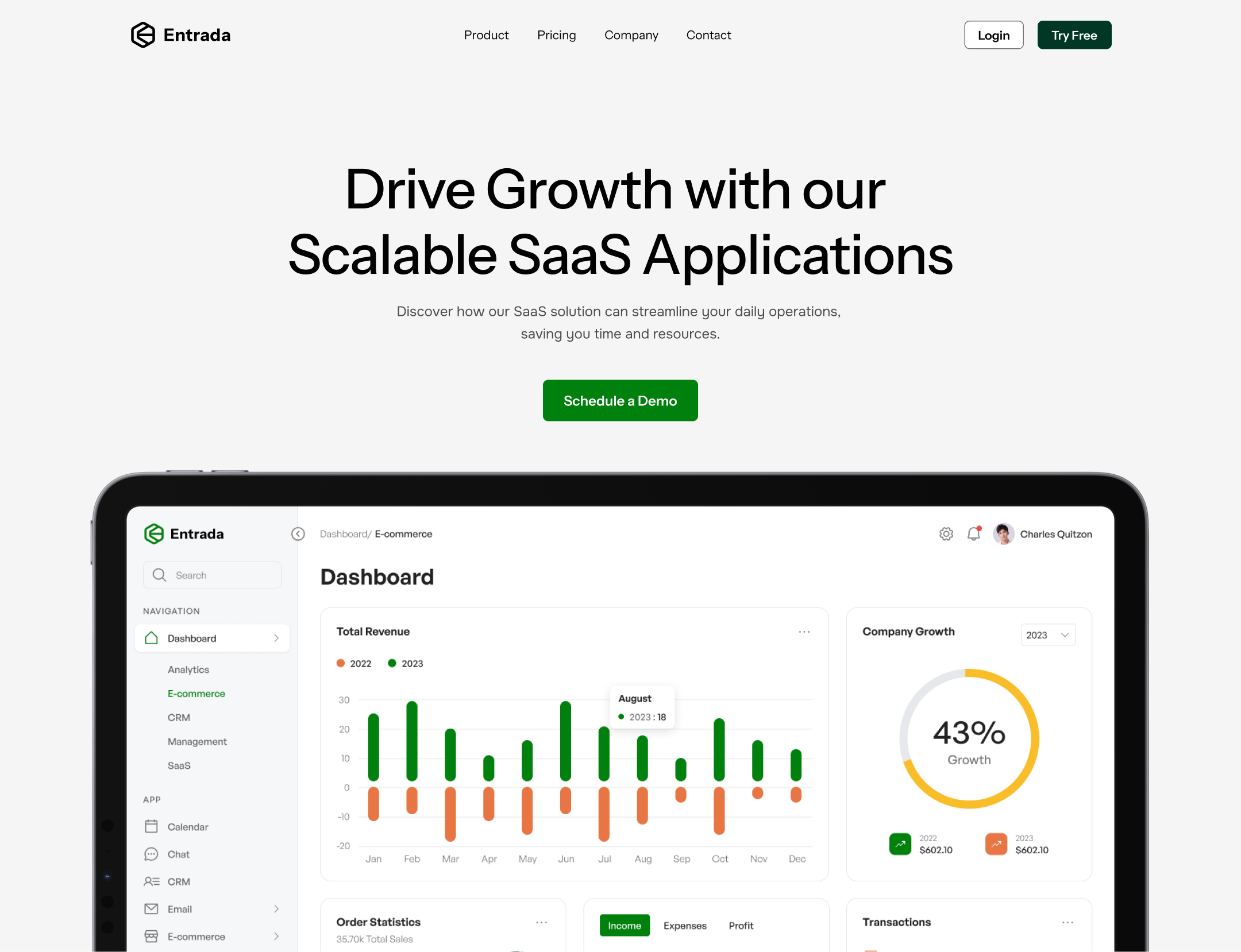 Homepage Variation 2