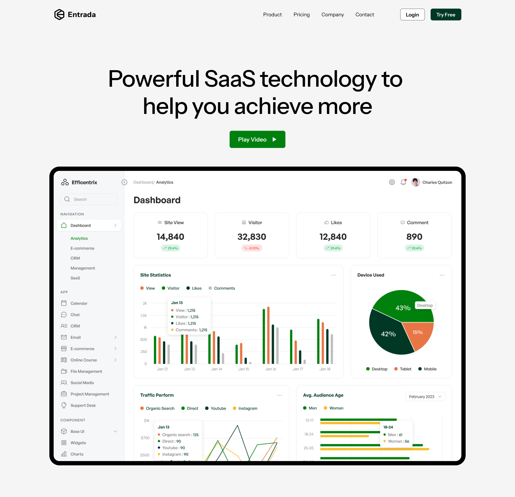 Homepage Variation 5