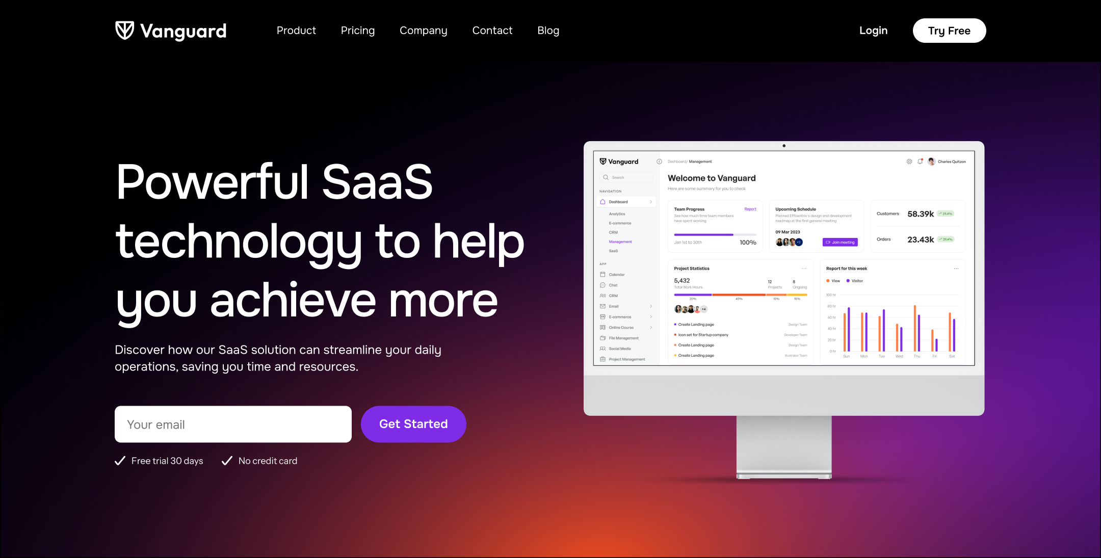Homepage Variation 1