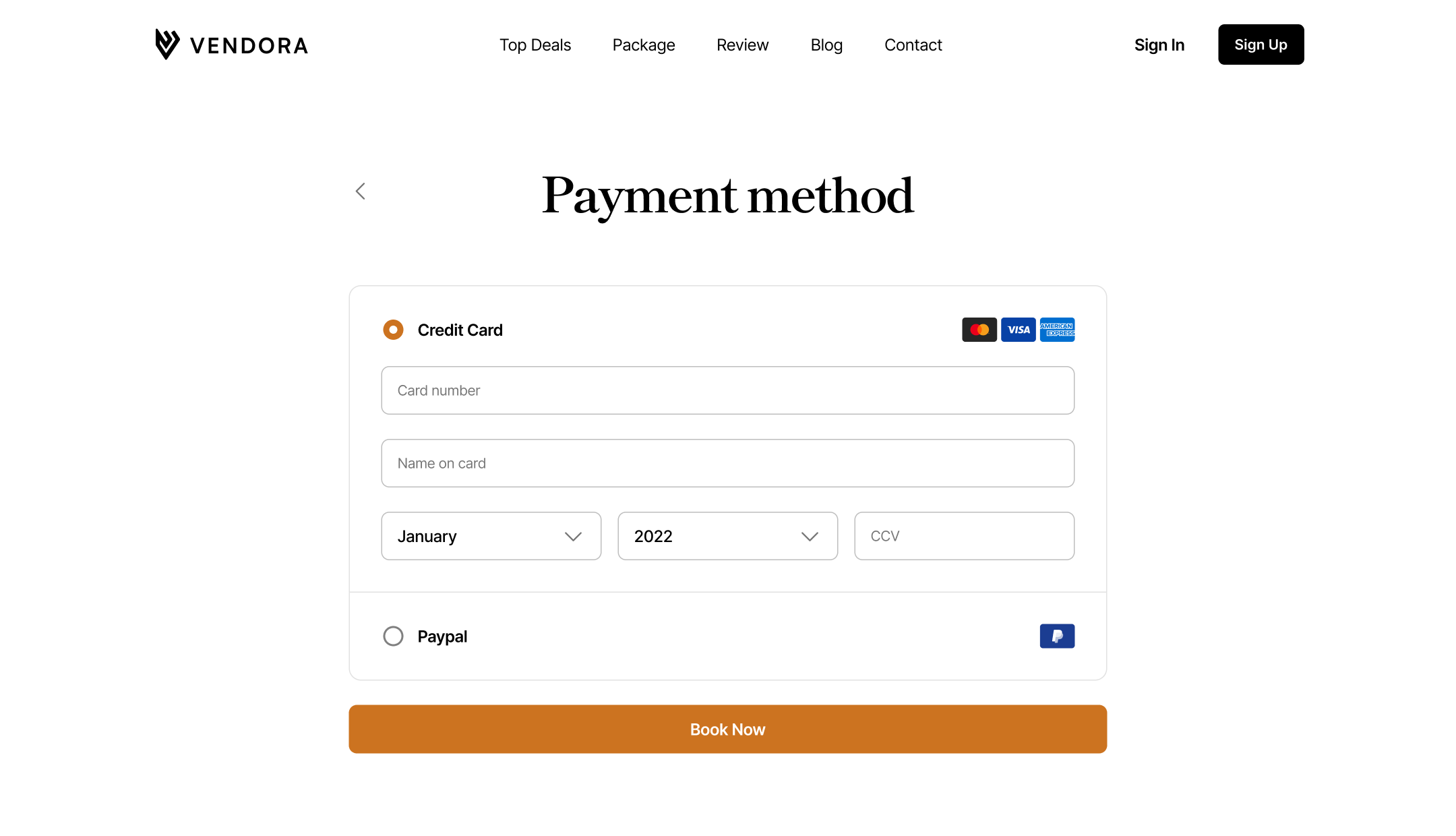 Payment Method