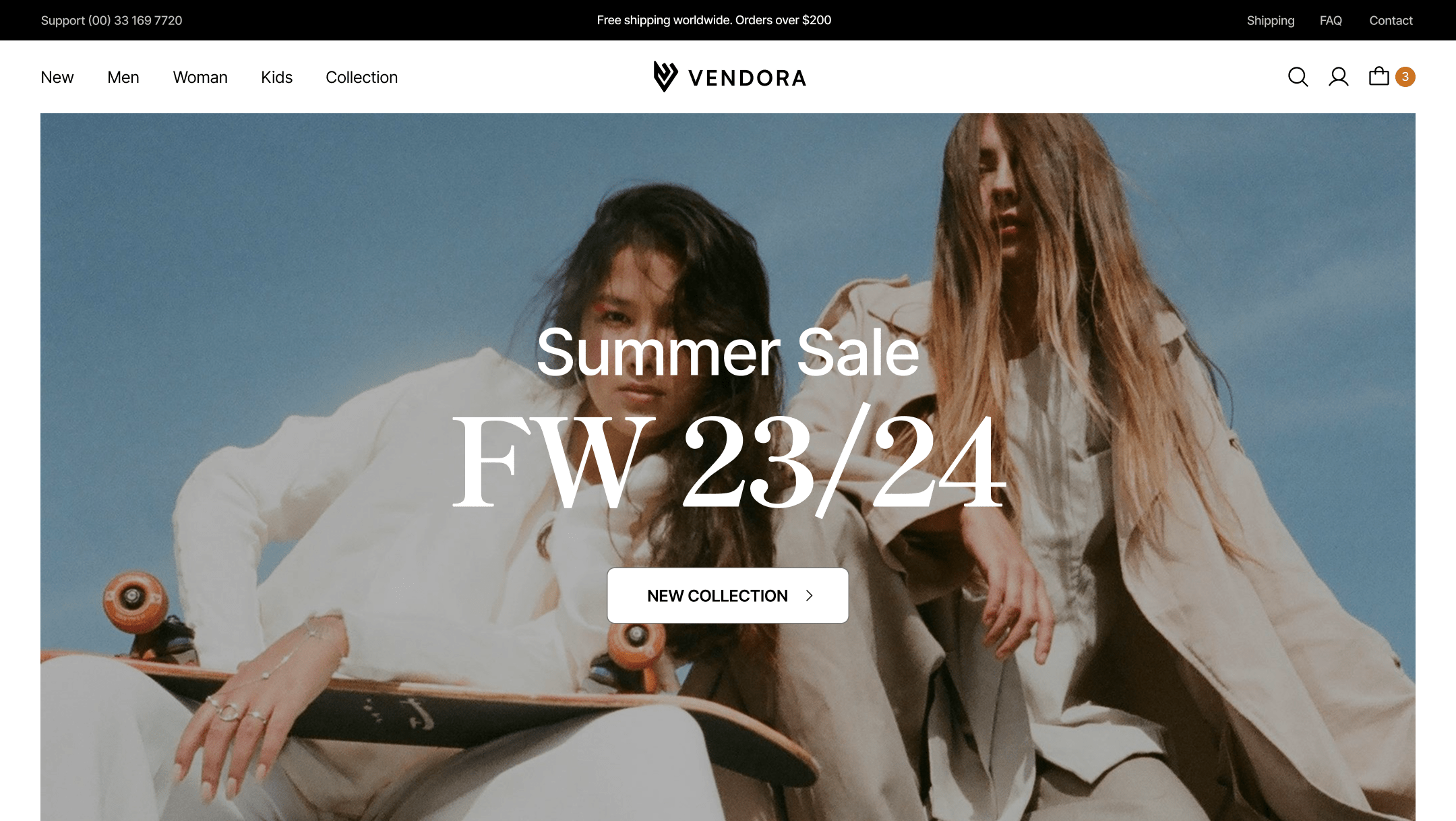 Header Homepage 2 (Fashion)