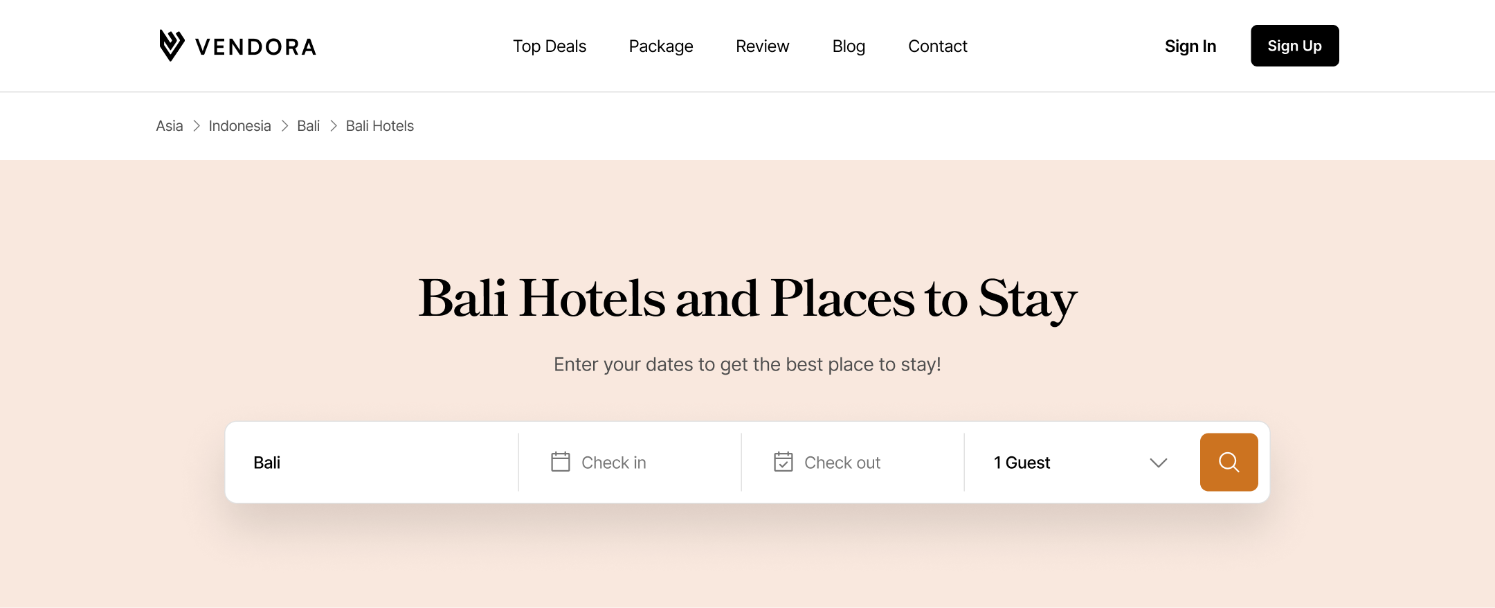 Header Product List 1 (Travel)