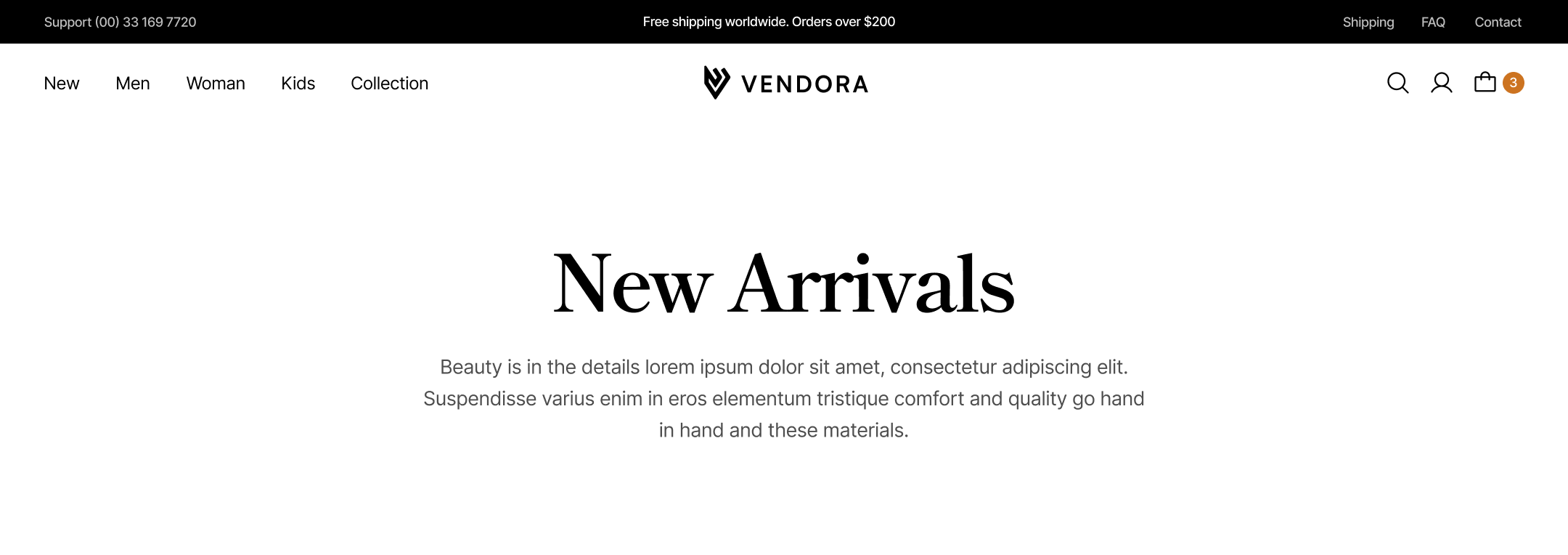 Header Product List 2 (Fashion)