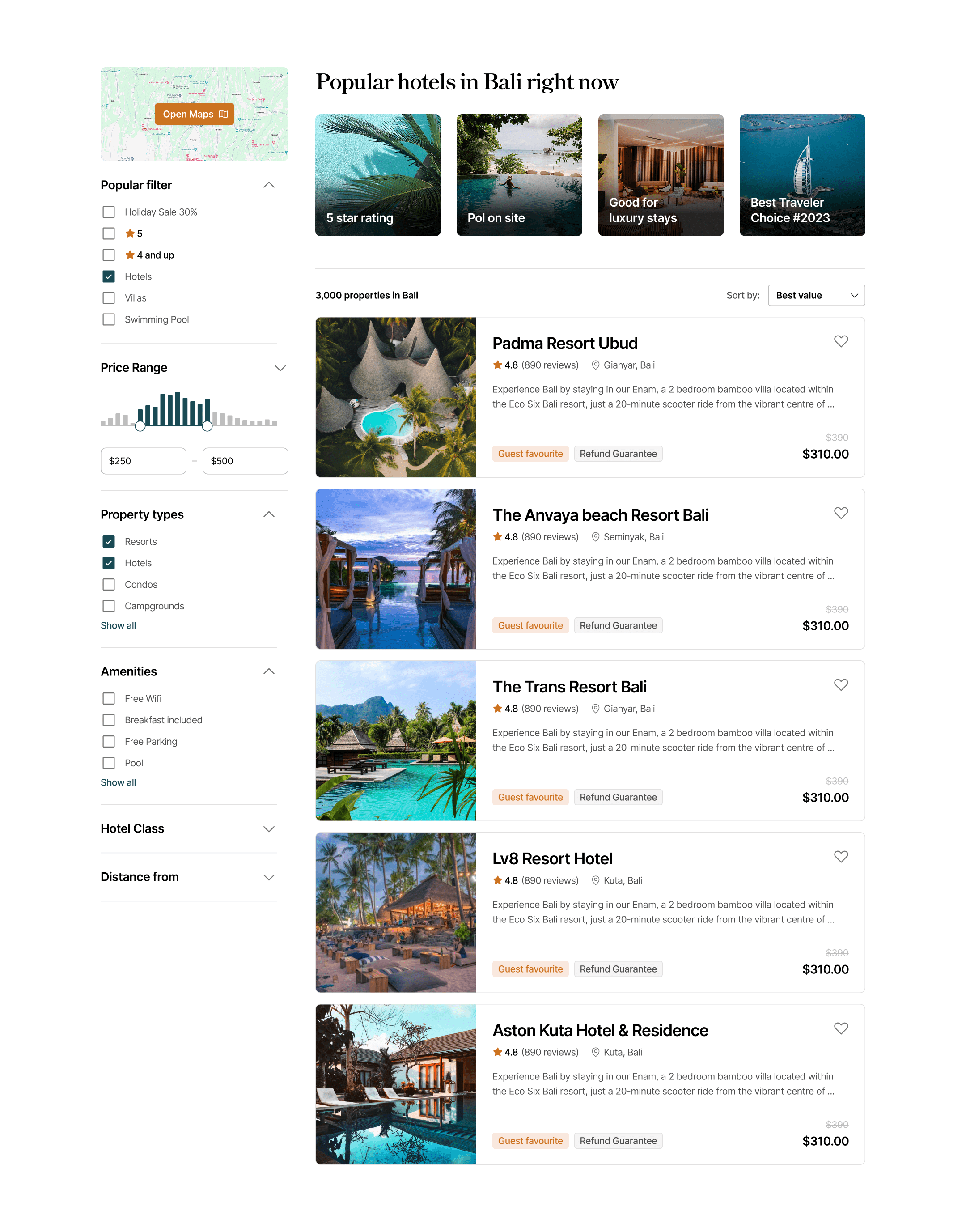 Product List Page Variation 1