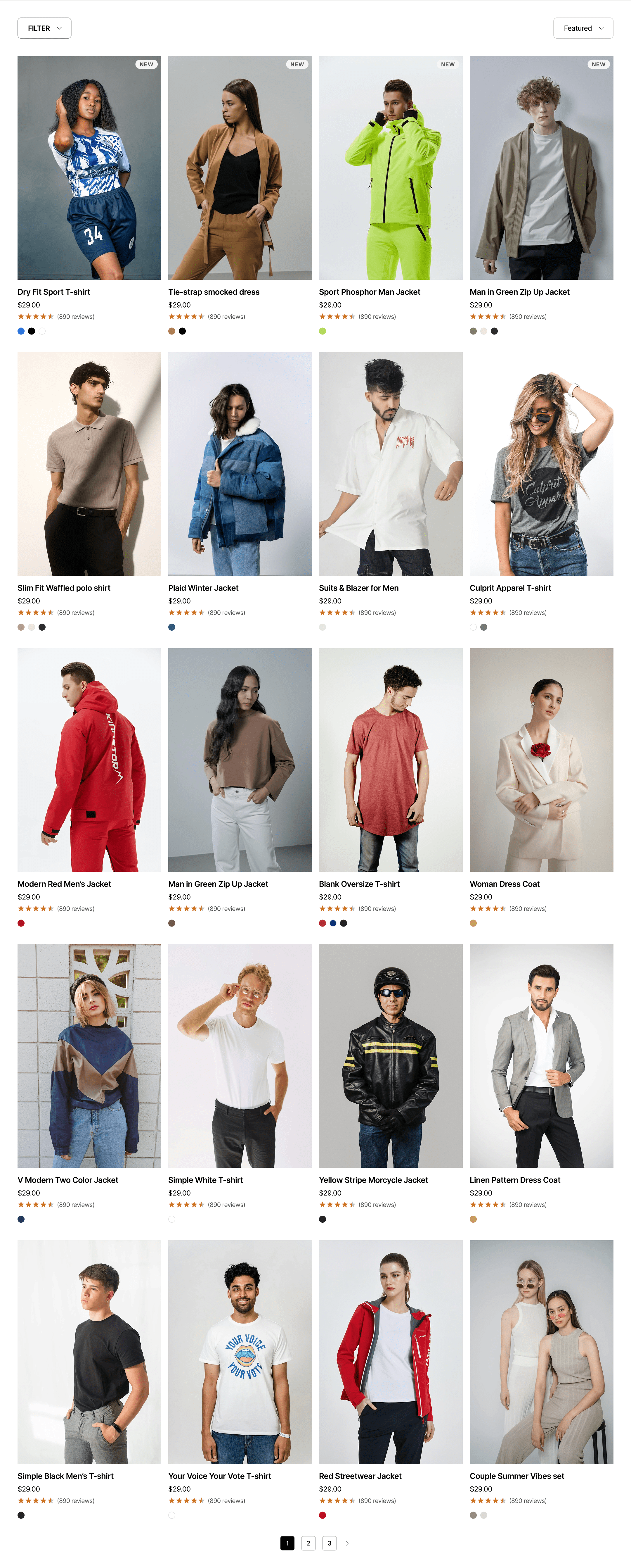 Product List Page Variation 2