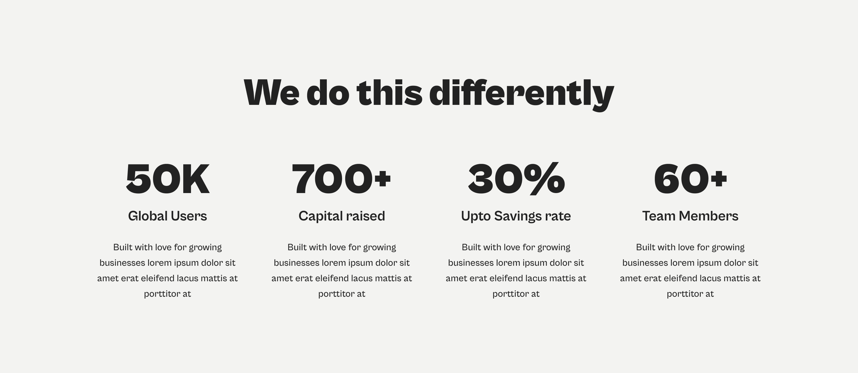 Company Achievements Variation 4