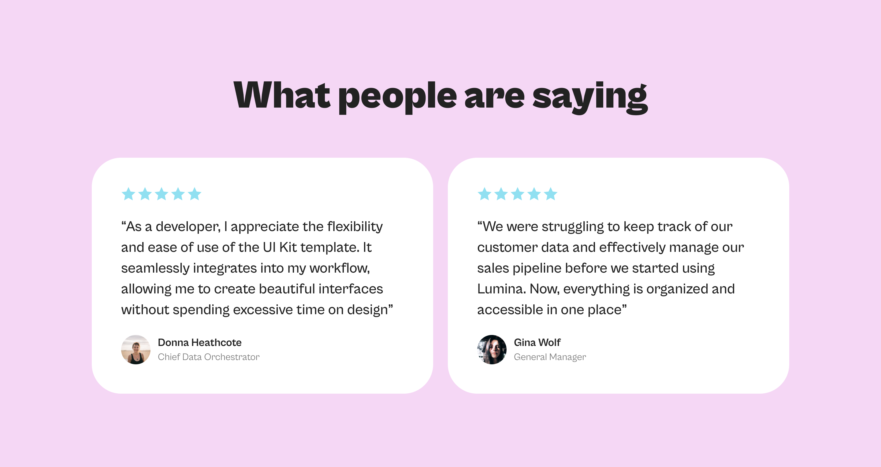 Testimonials Variation 3
