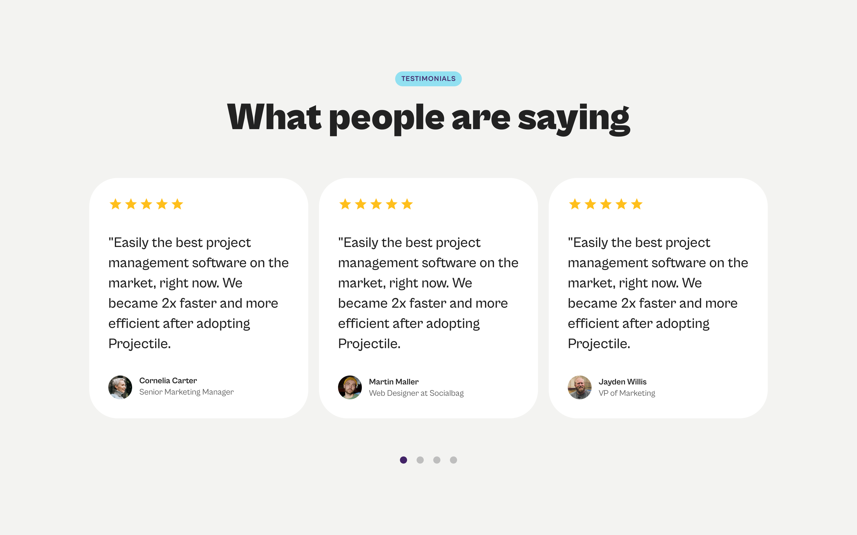 Testimonials Variation 4